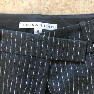 Trina Turk wool pinstripe pants